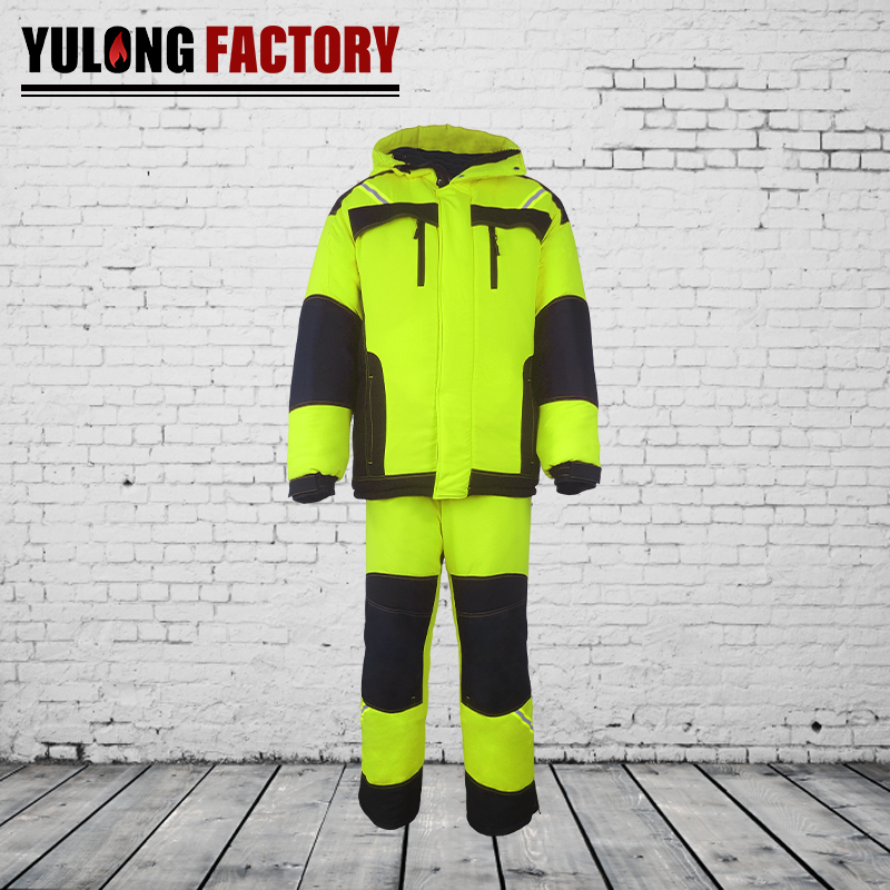 高能見(jiàn)度防水防風(fēng)阻燃冬季防護(hù)工作服